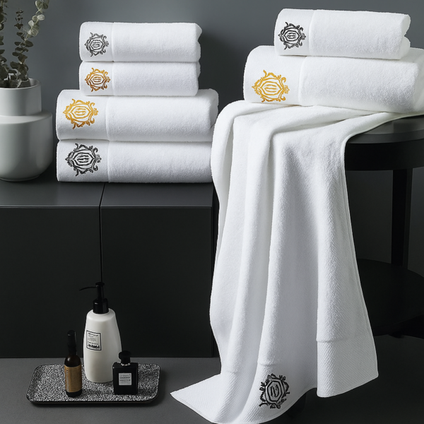 Set Asciugamani di Lusso Ricamati
